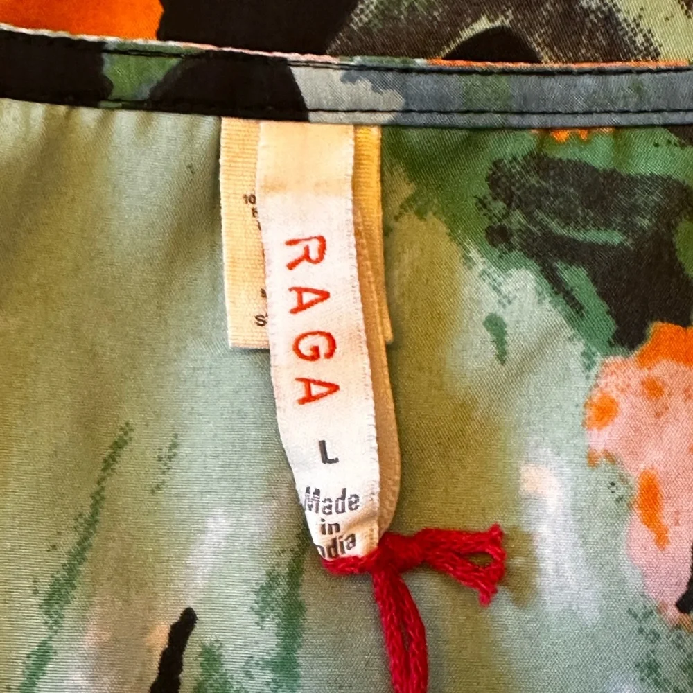 RAGA NWT Size‎ Large Multicolor Floral Dress - Picture 9 of 16